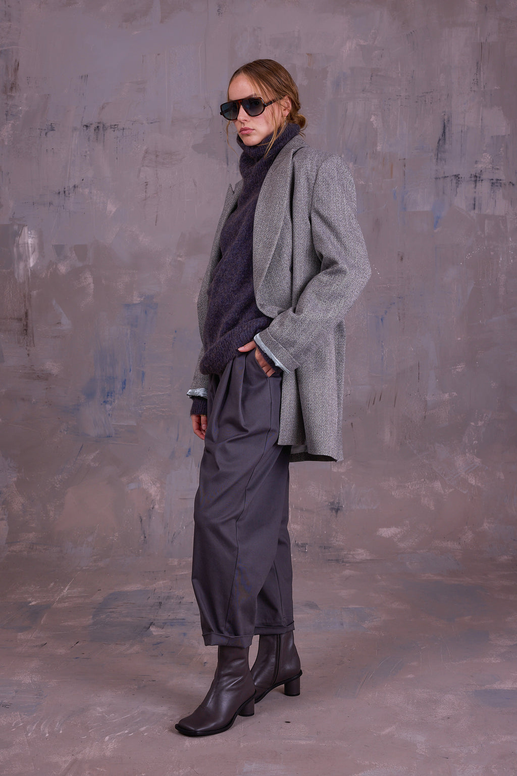 George broek in charcoal