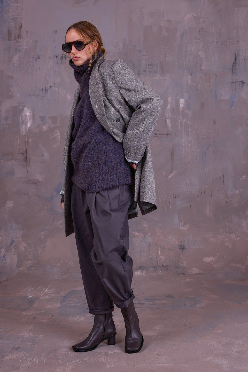 George broek in charcoal