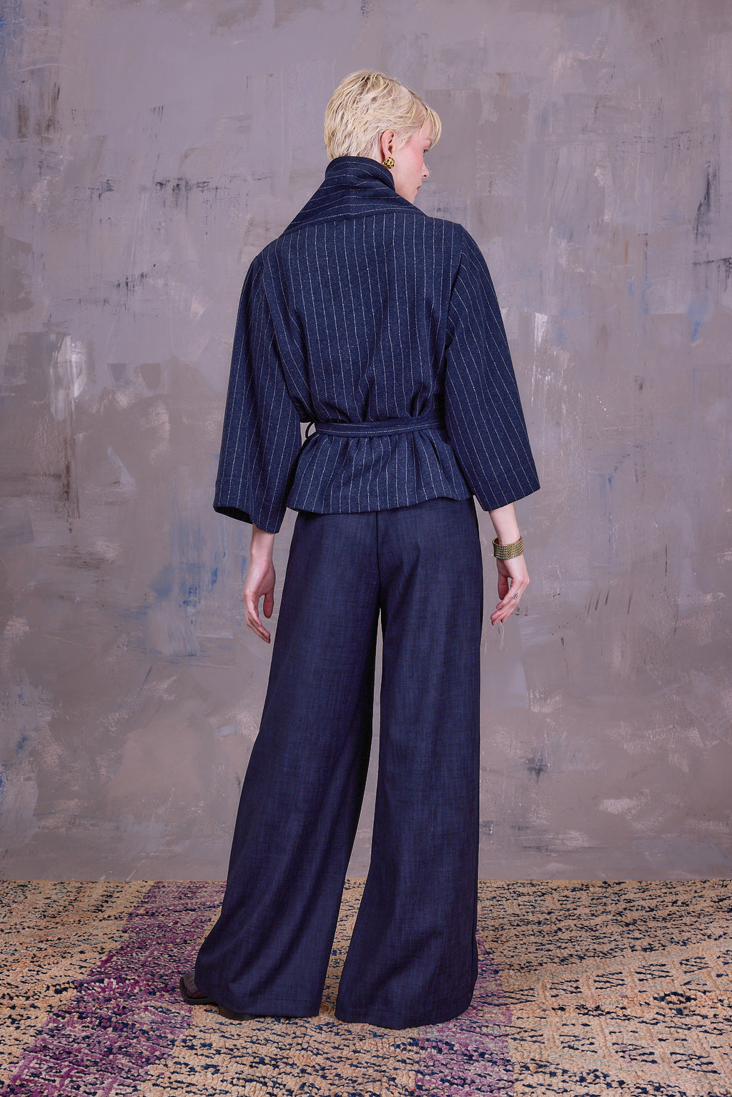 Guy trousers in deep blue