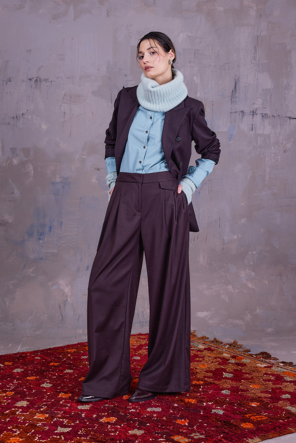 Guy trousers in after dark