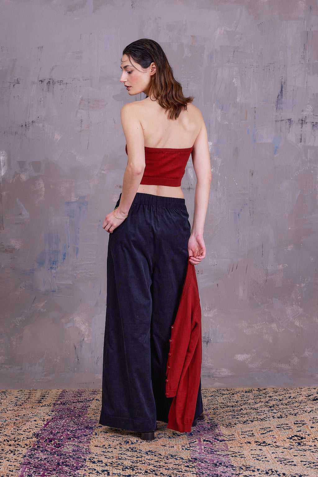 Freddy trousers in midnight blue