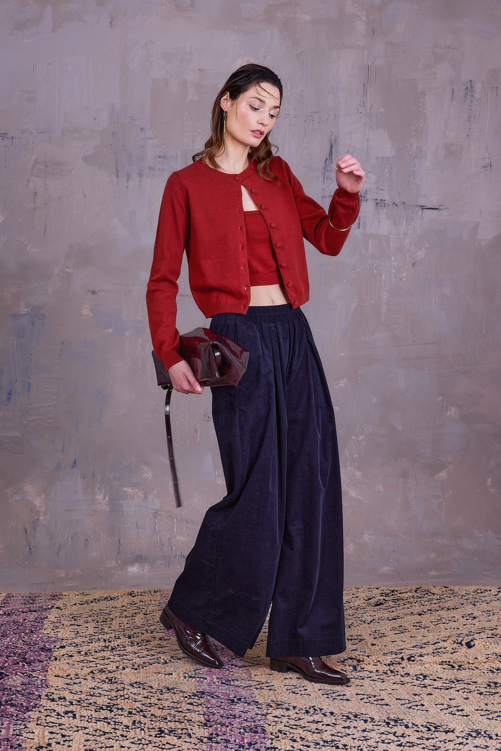 Freddy trousers in midnight blue