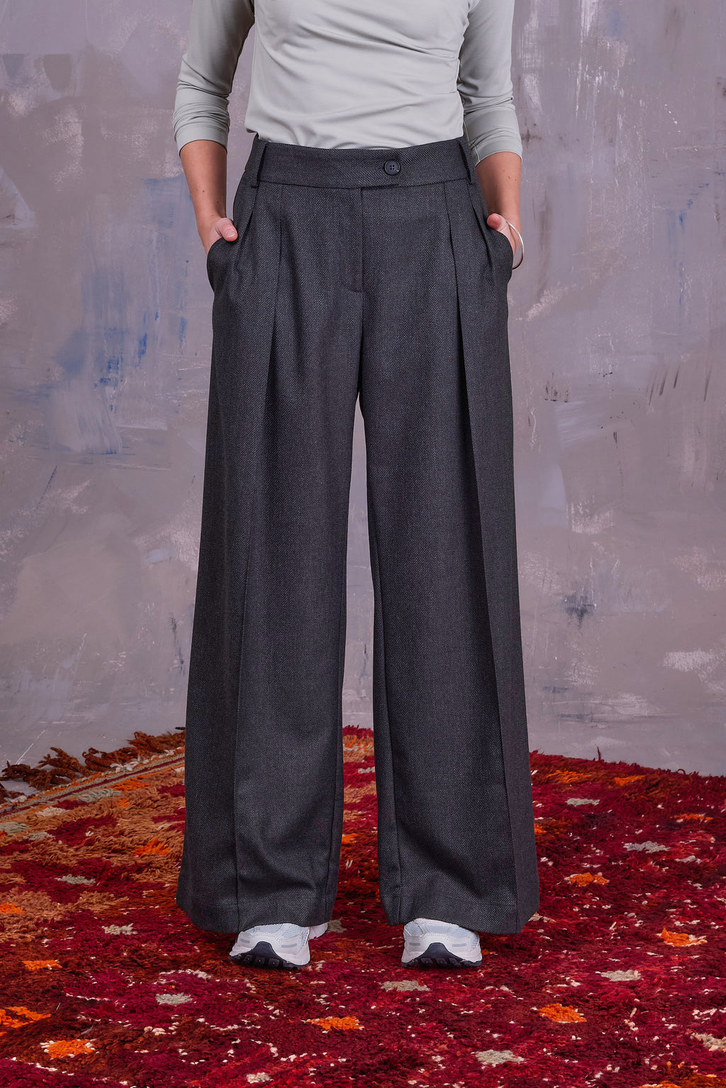 Cezar trousers in forest blend