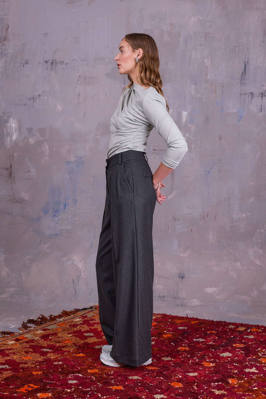 Cezar trousers in forest blend