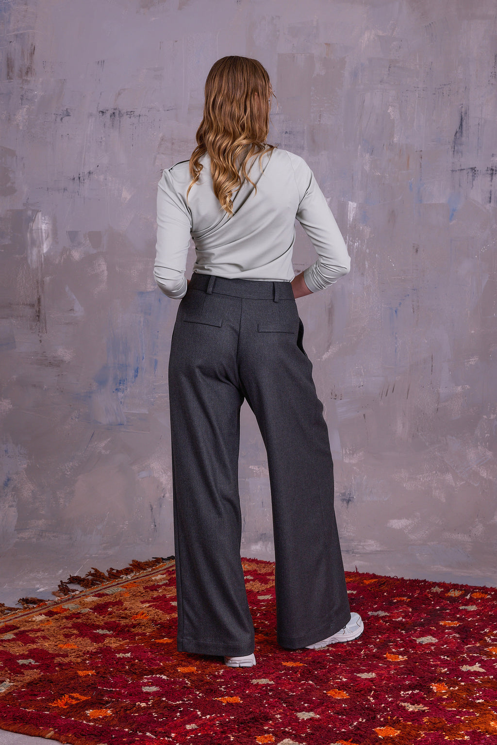 Cezar trousers in forest blend
