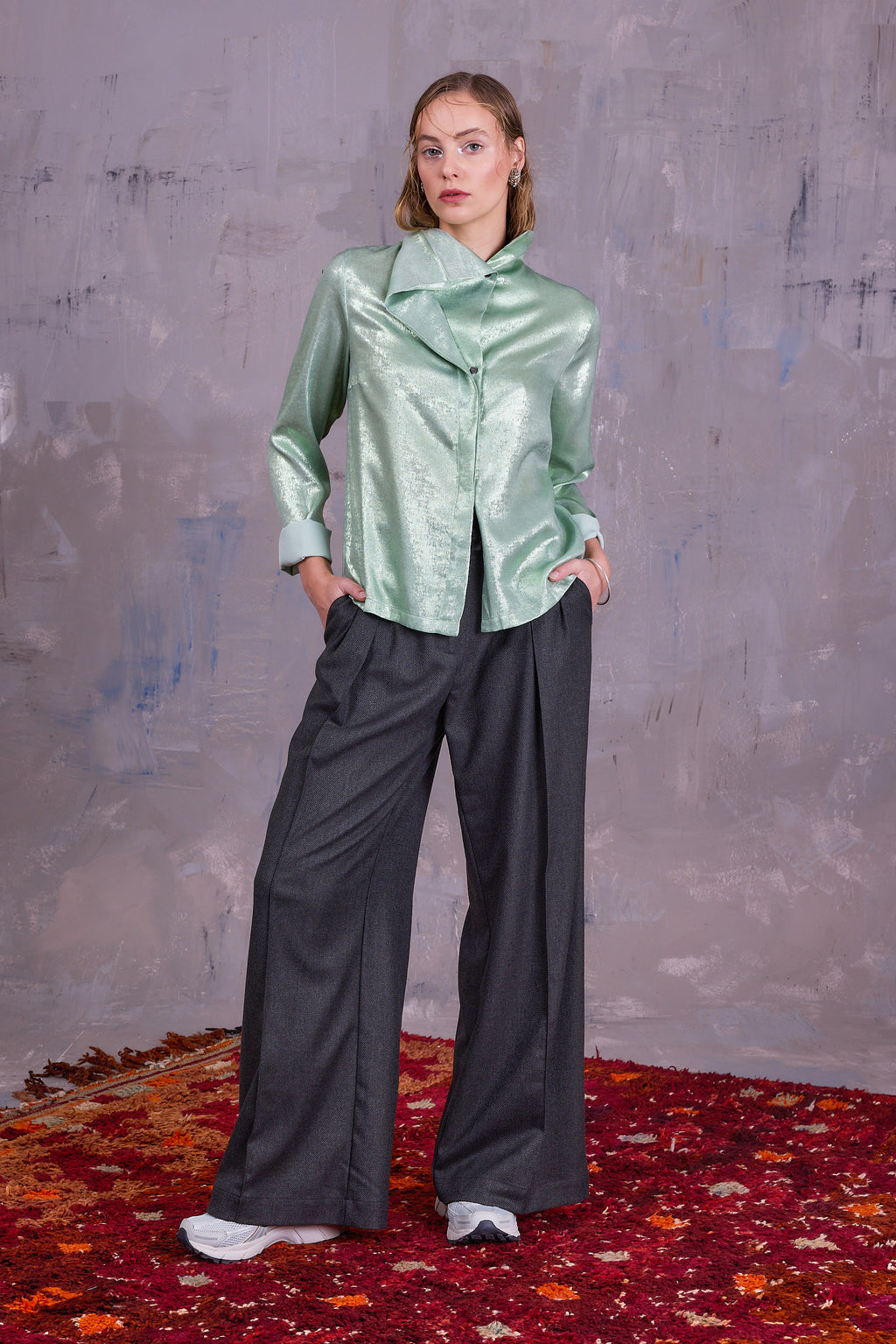 Cezar trousers in forest blend