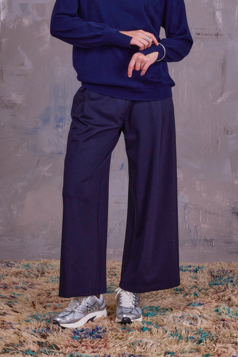 Walter navy trousers