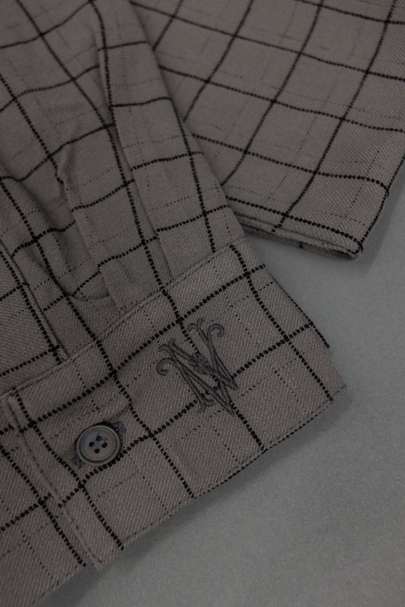 Ganna sjaaltje in grey black checks