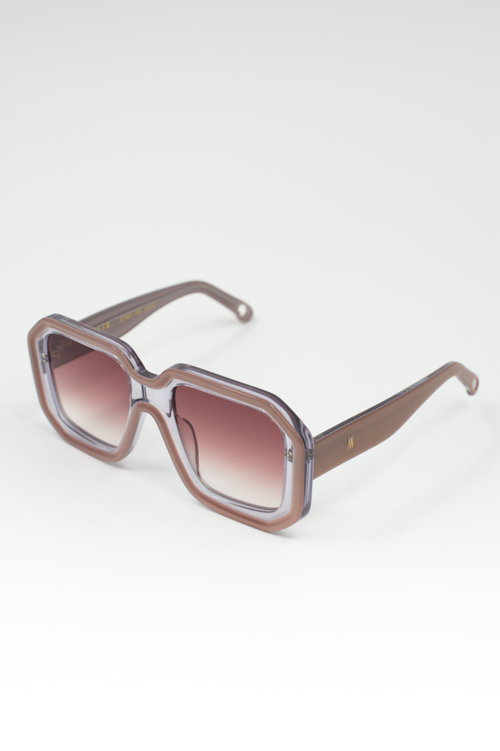 Onassis zonnebril taupe / pink