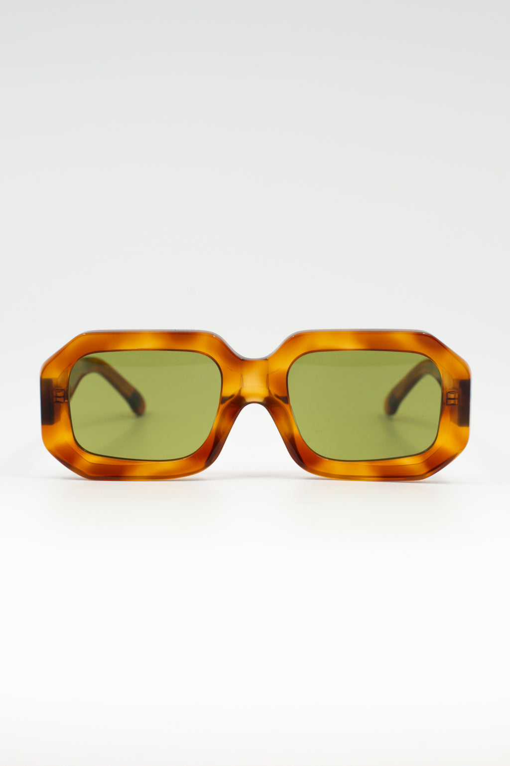 Jackie zonnebril in light tortoise /olive