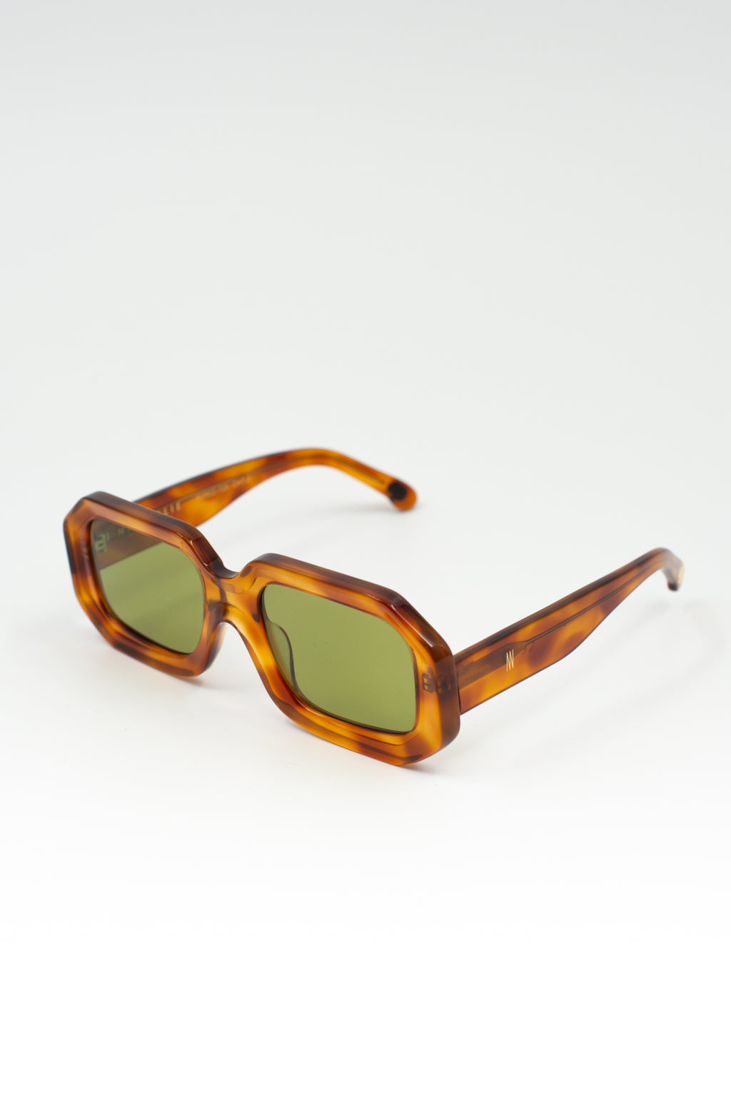 Jackie zonnebril in light tortoise /olive