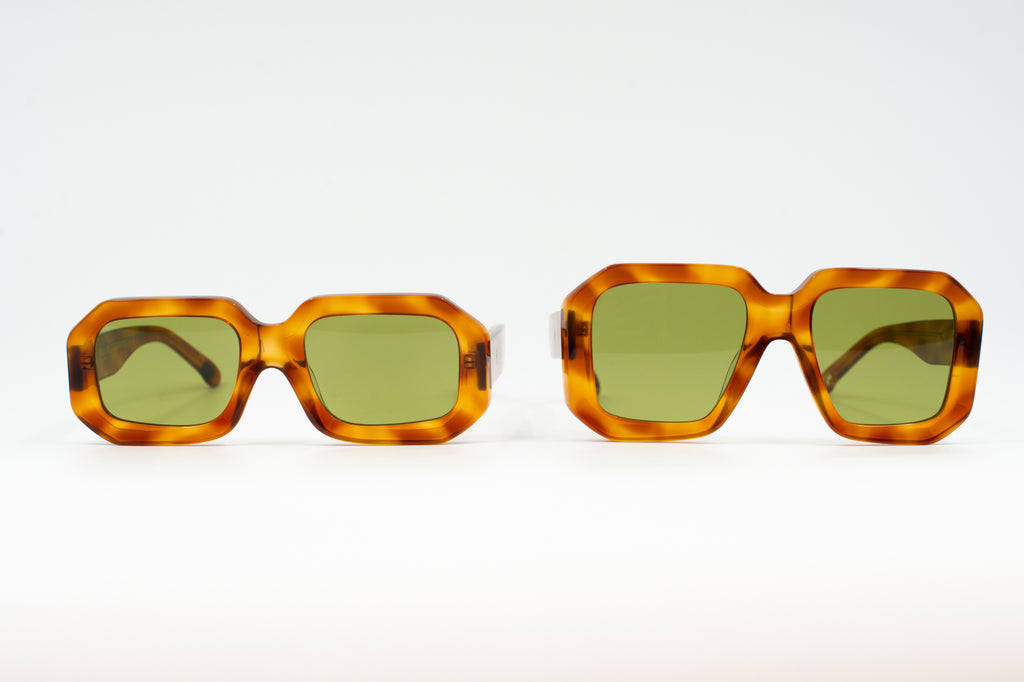Onassis sunglasses in light tortoise /olive