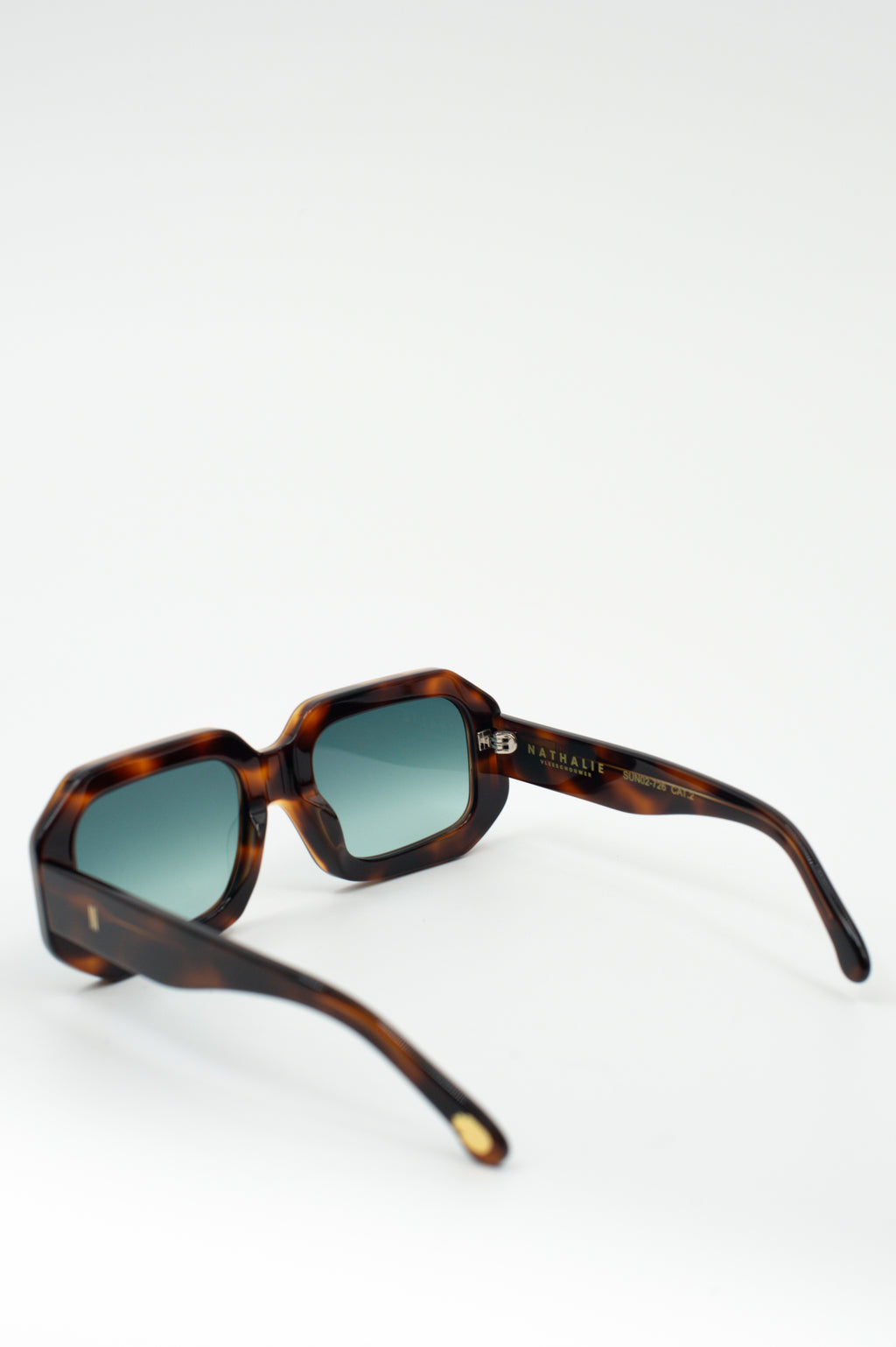Jackie lunettes de soleil en tortue / bleu