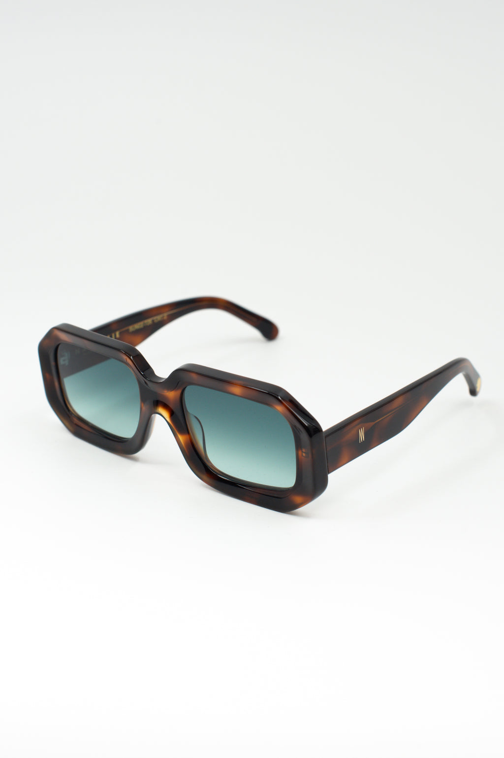 Jackie lunettes de soleil en tortue / bleu
