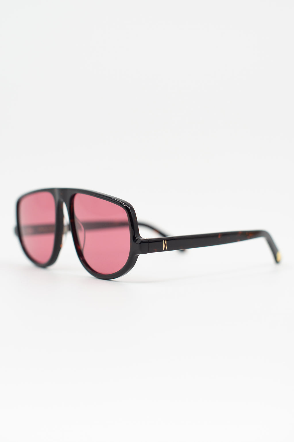 Felice zonnebril in dark tortoise / cherry
