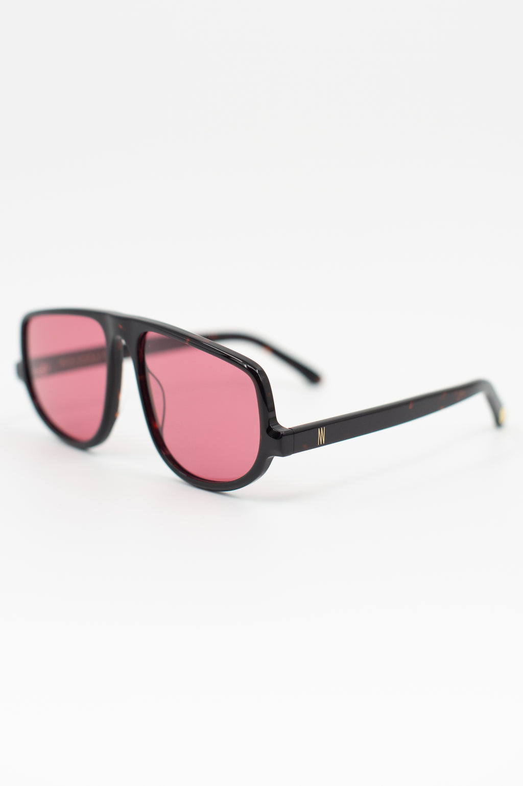 Felice zonnebril in dark tortoise / cherry