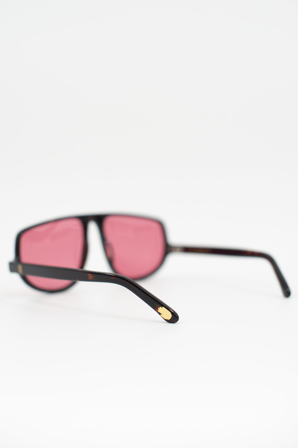 Felice zonnebril in dark tortoise / cherry