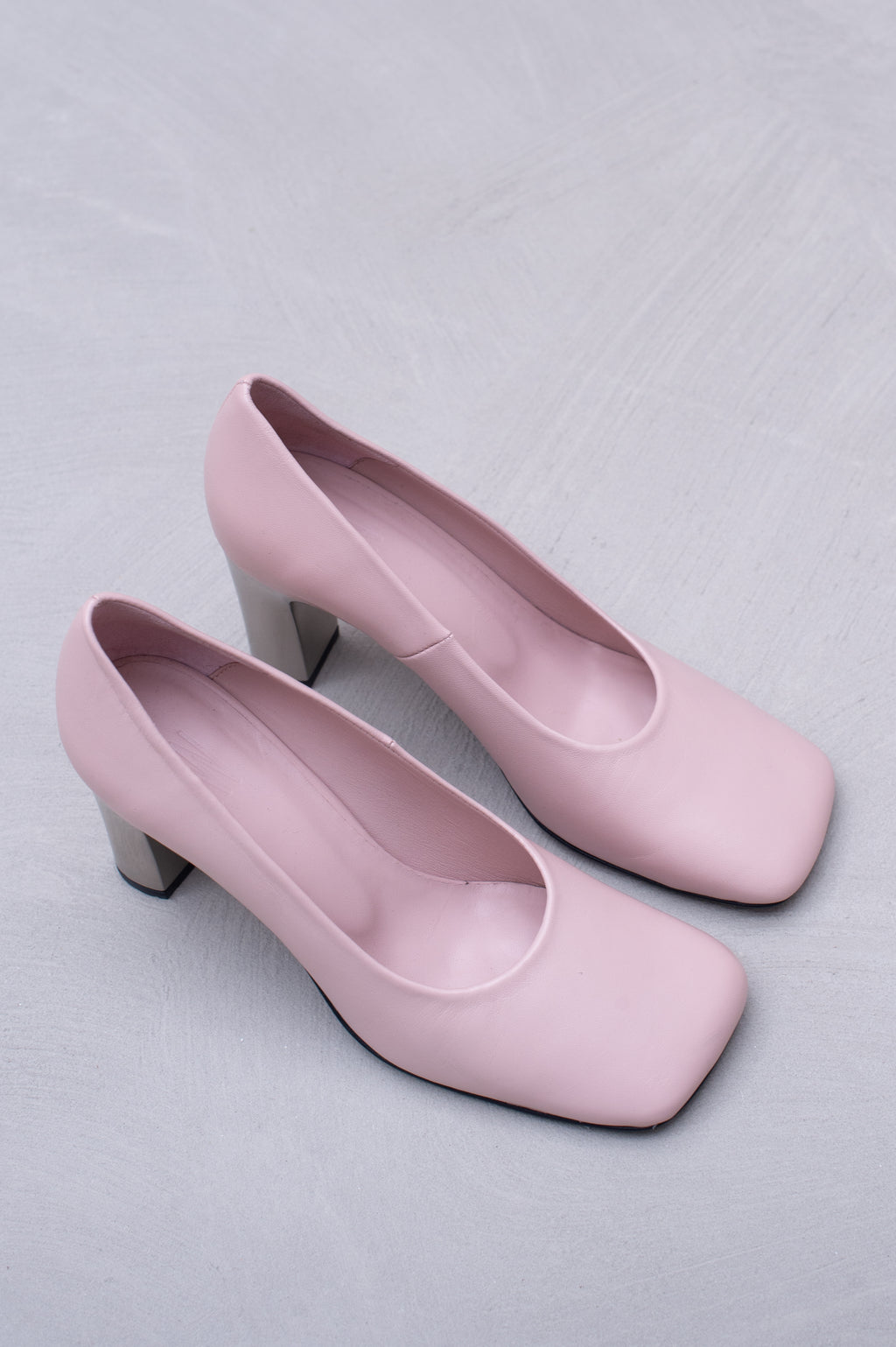 Flume pumps in cameo rose