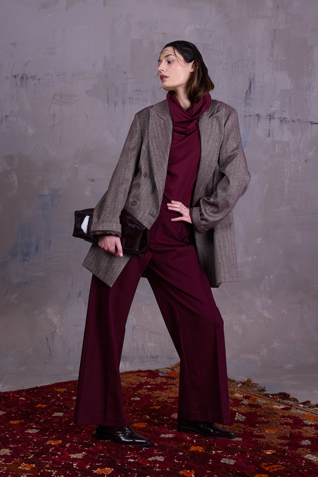 Georgina sweater in plum