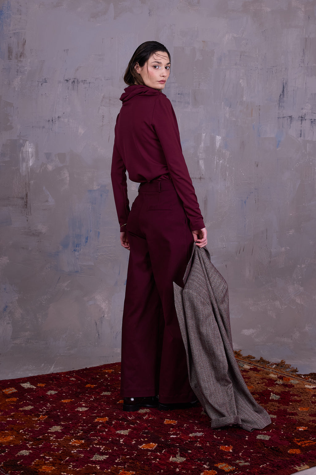 Georgina sweater in plum