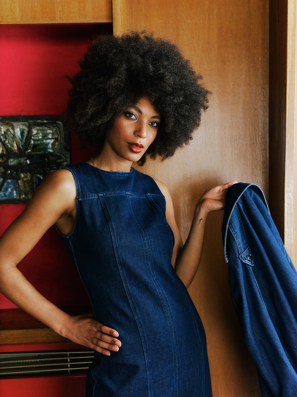 Robe en denim longue Emilou