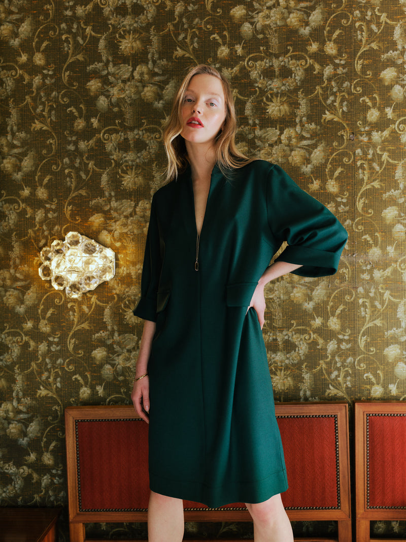 Eugenie grünes Kleid