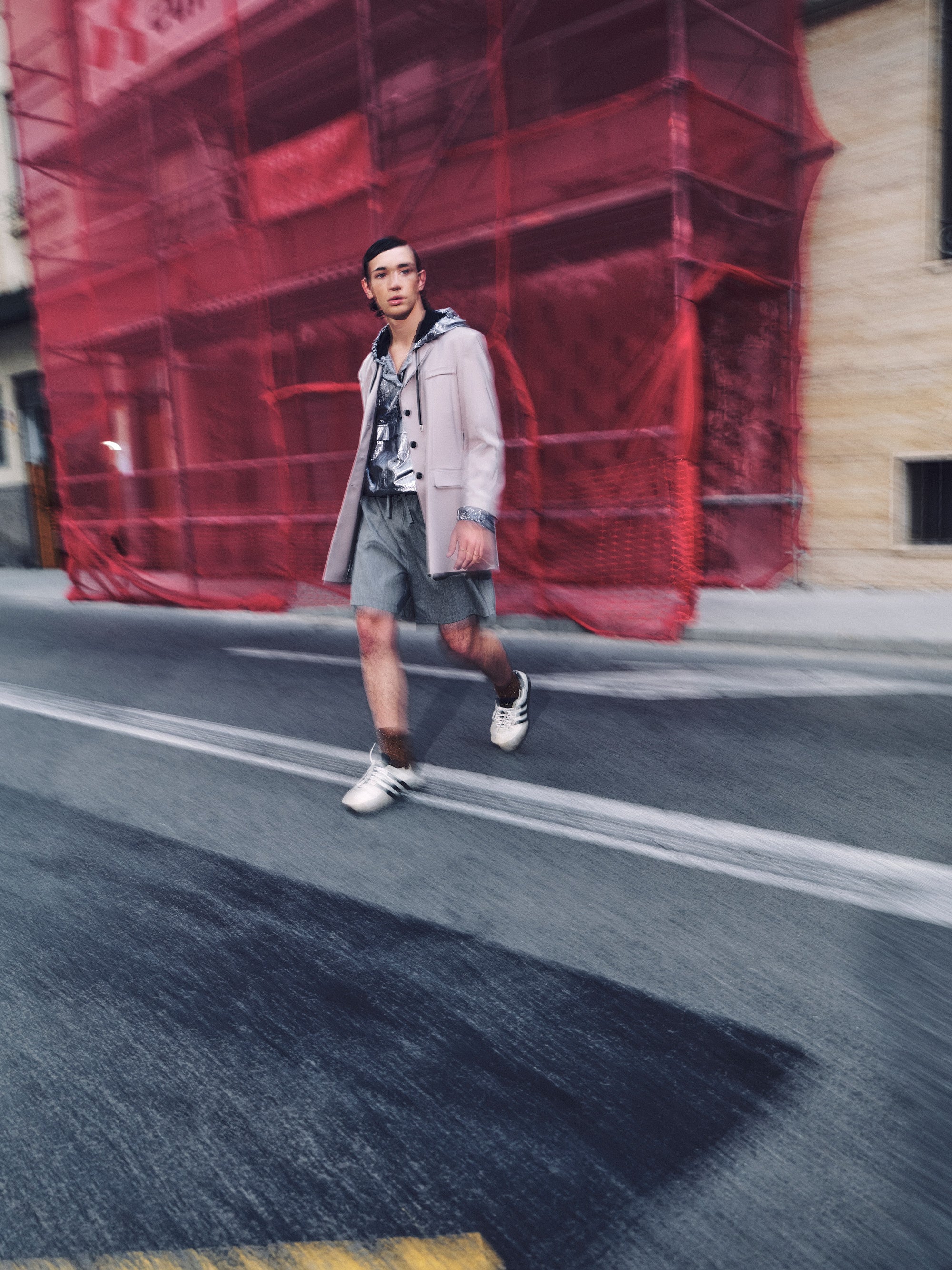 Anorak en argent Floris