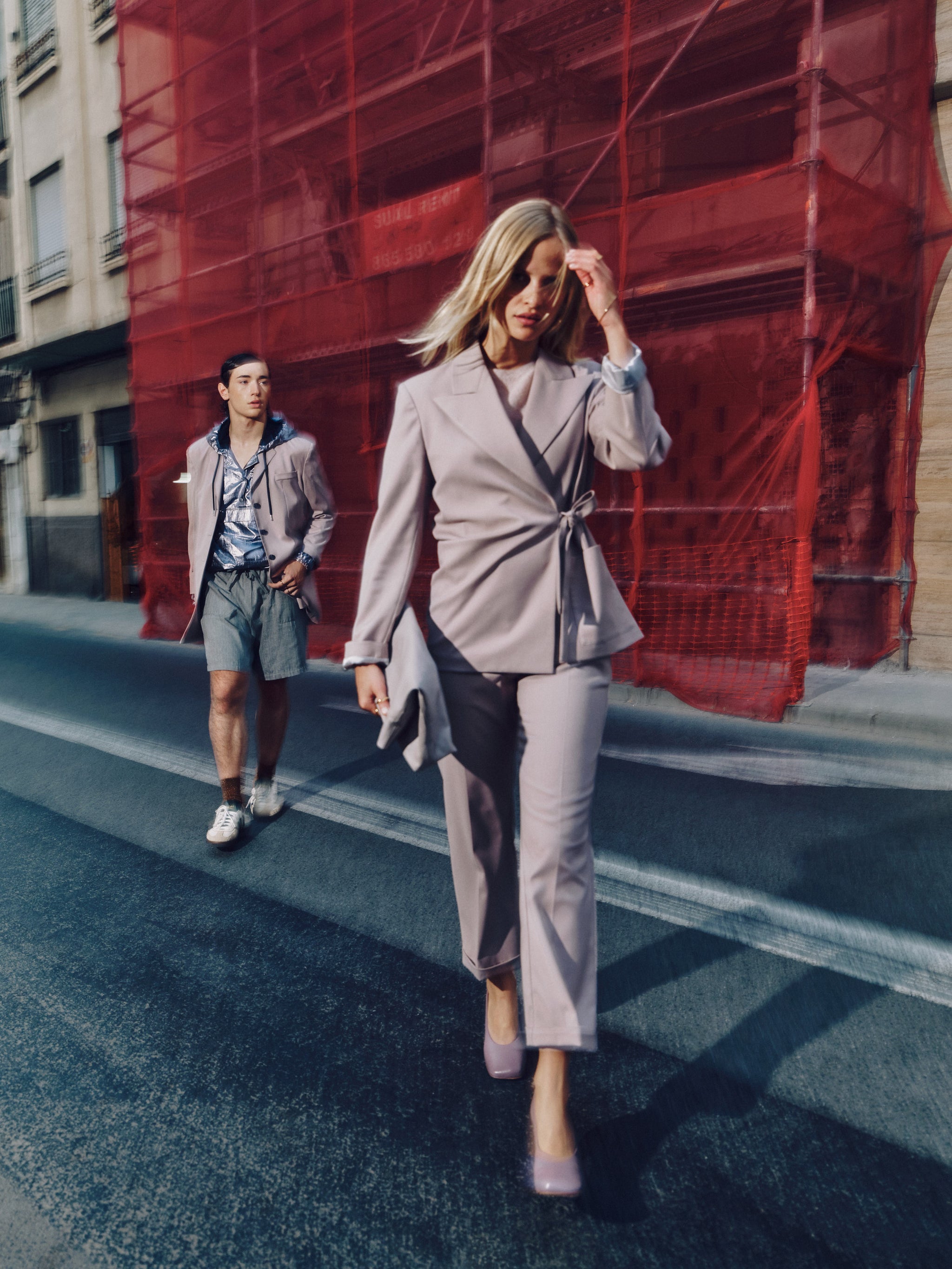 Anorak en argent Floris