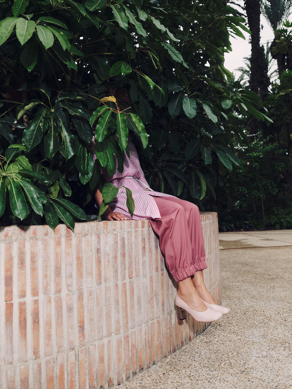 Flume pumps in cameo rose