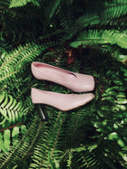 Flume pumps in cameo rose