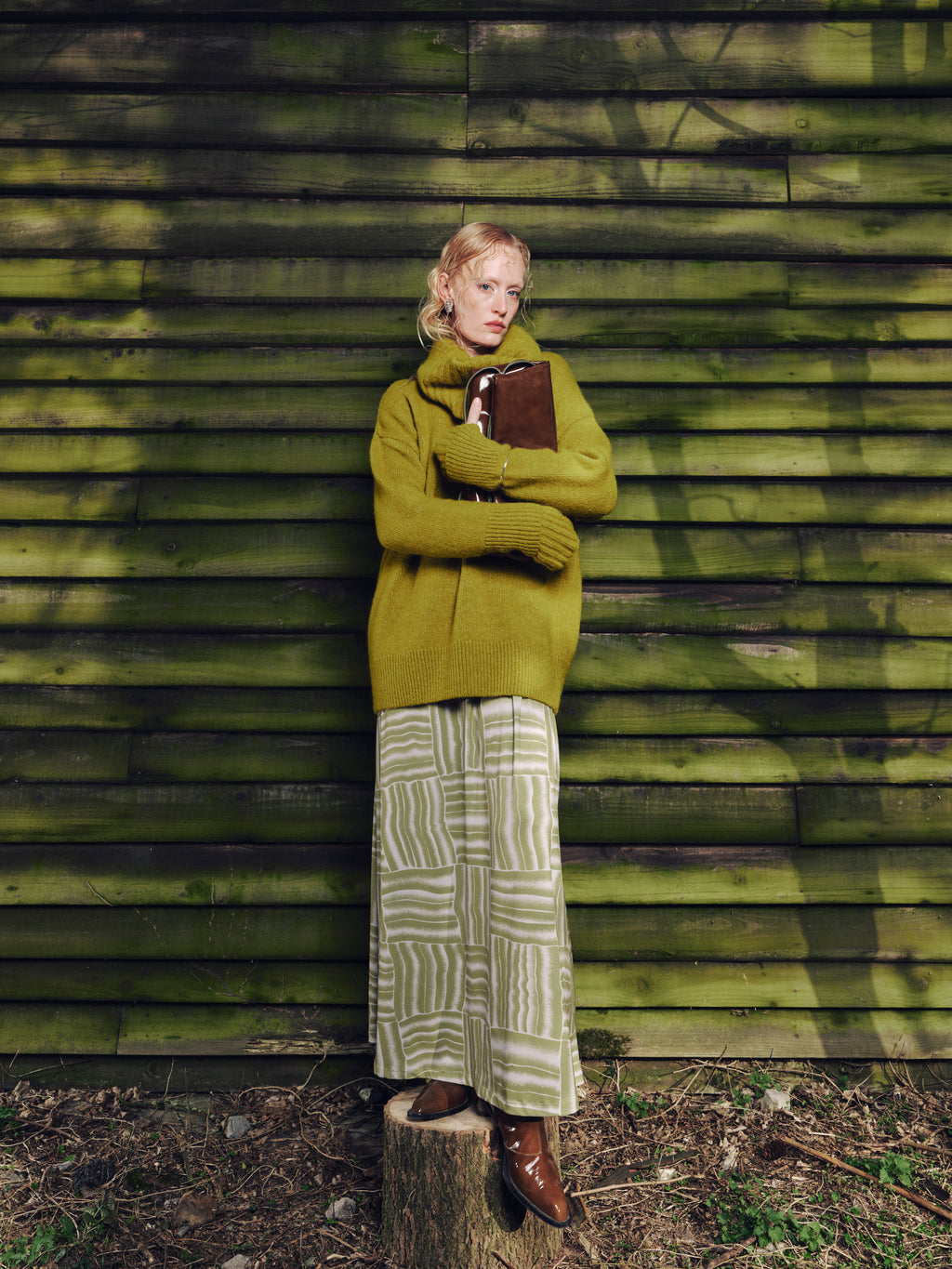 Gilda laarsje in patent olive