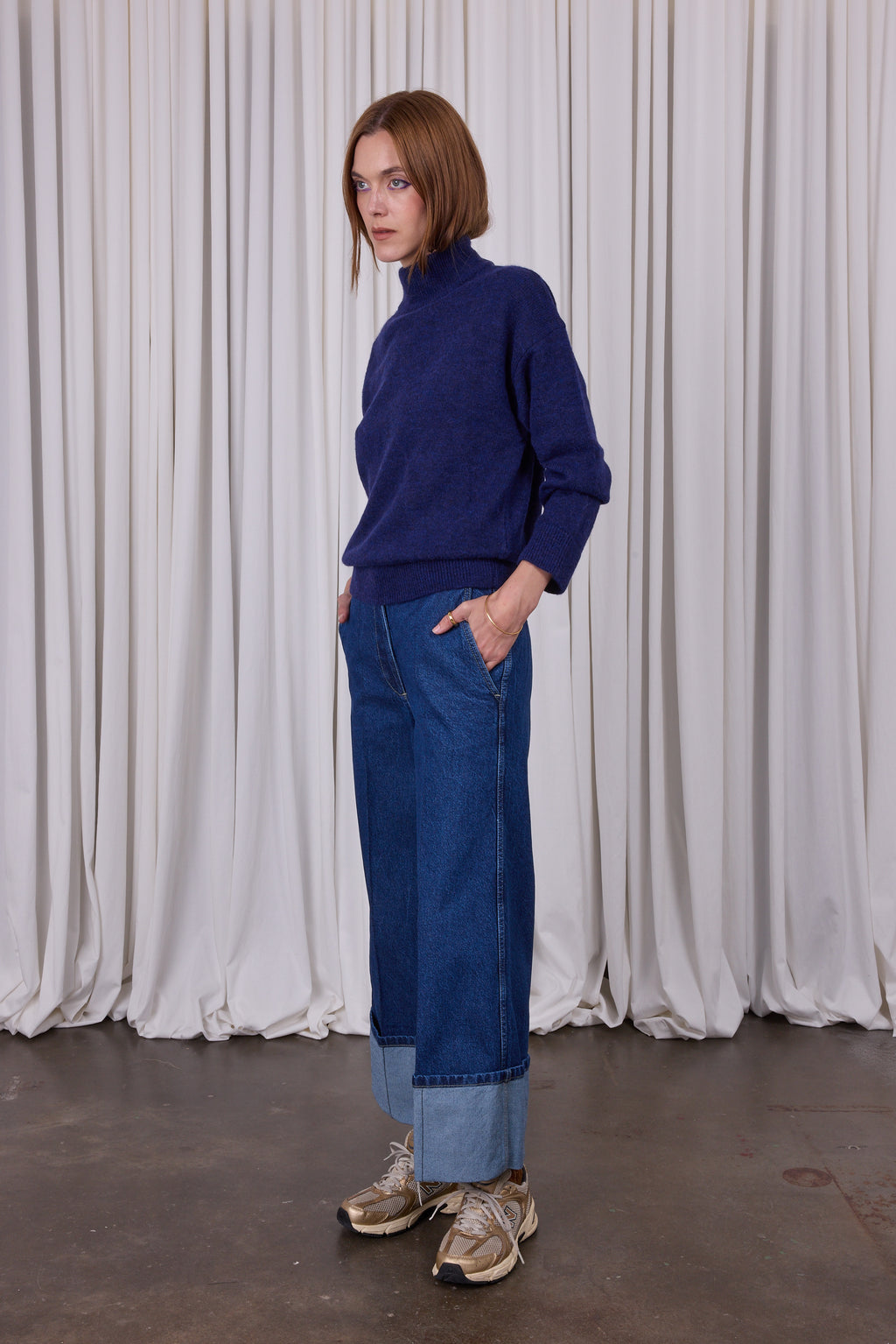 Astoria Indigo Alpaka Pullover