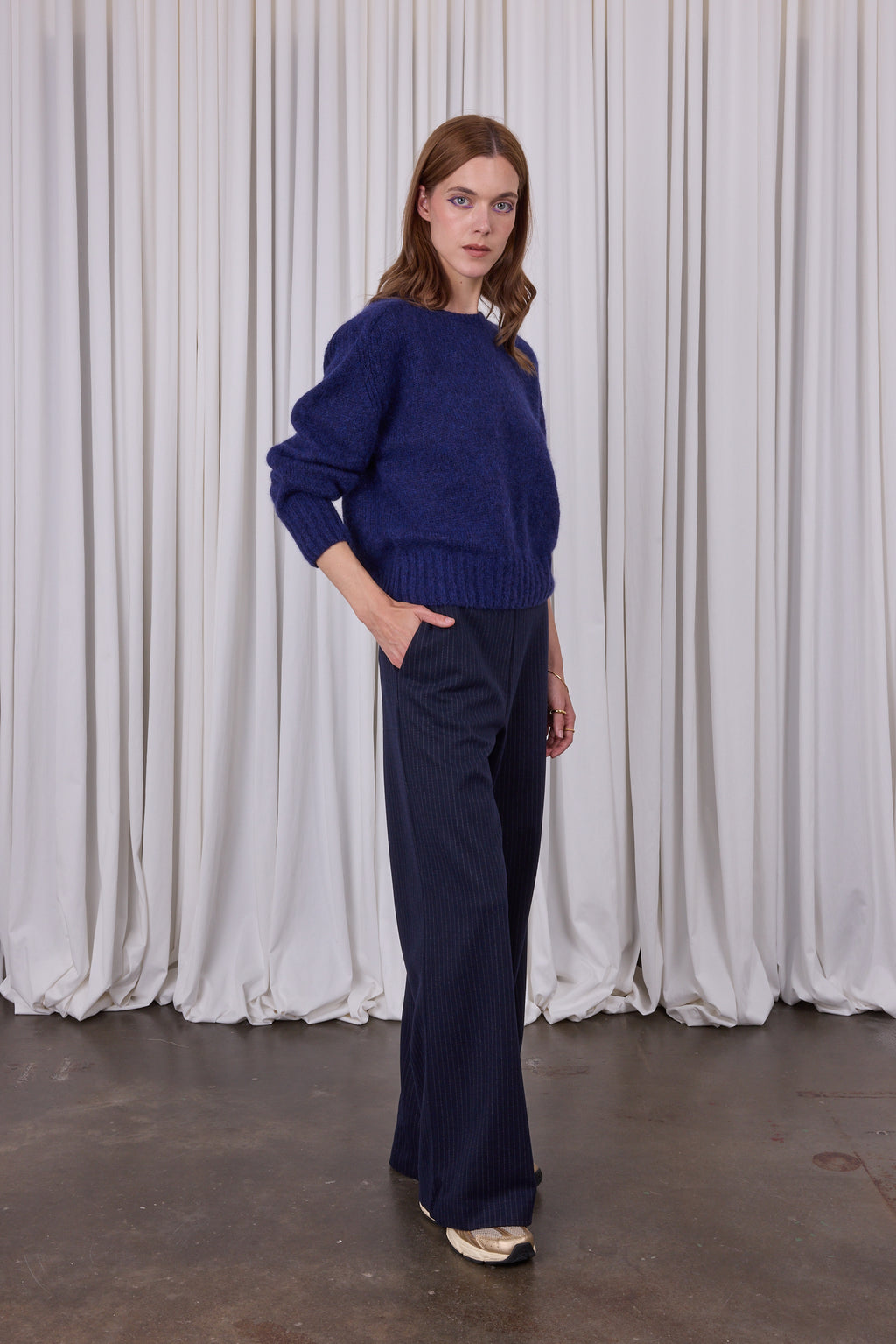 Asmara Indigo Alpaka Pullover
