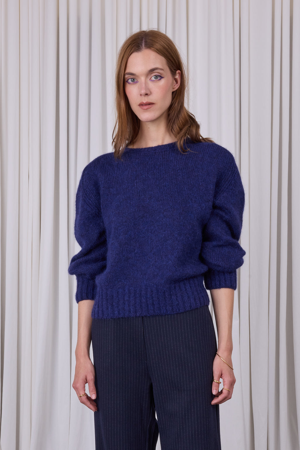 Asmara Indigo Alpaka Pullover