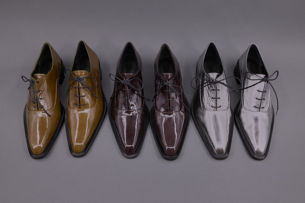 Goya veterschoen in metallic