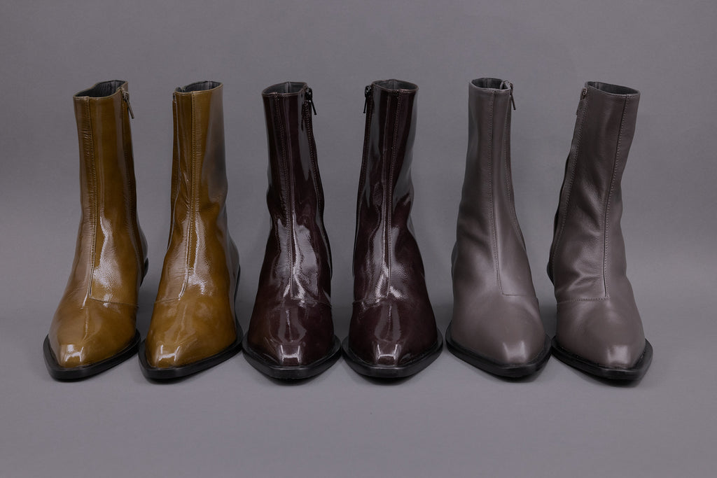 Gilda laarsje in patent olive