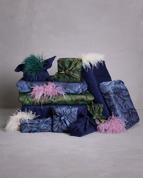 Furoshiki feestverpakking (kleding en schoenen)