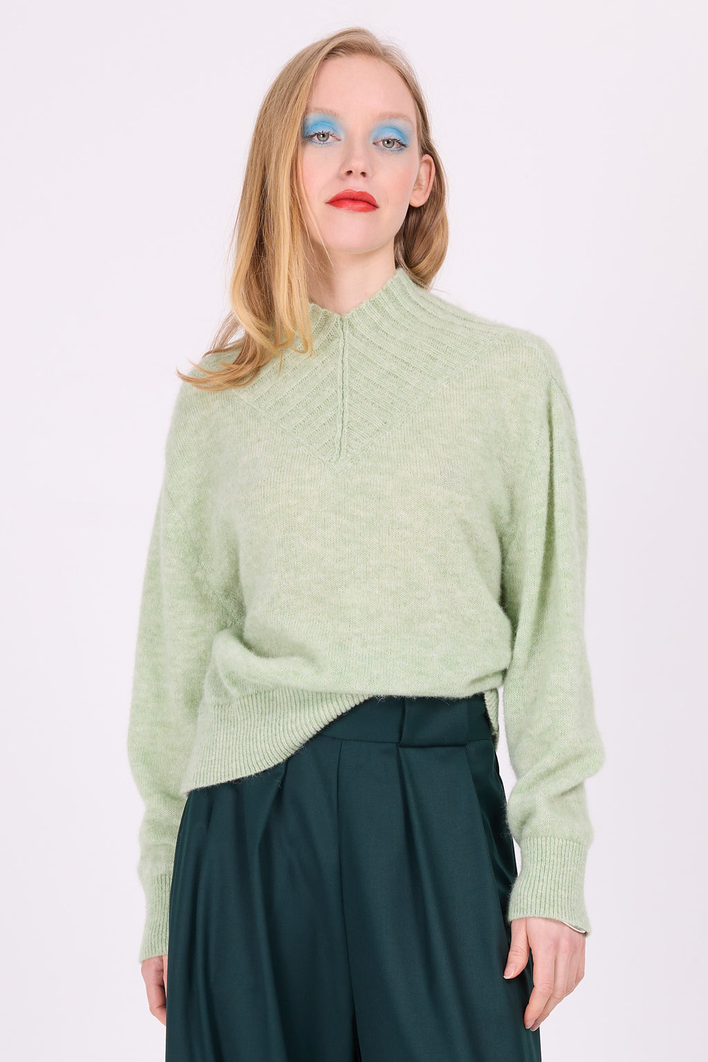 Axel Mint Alpaka Pullover