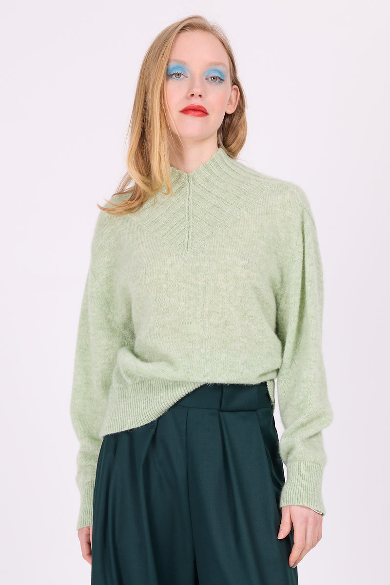 Axel Mint Alpaka Pullover