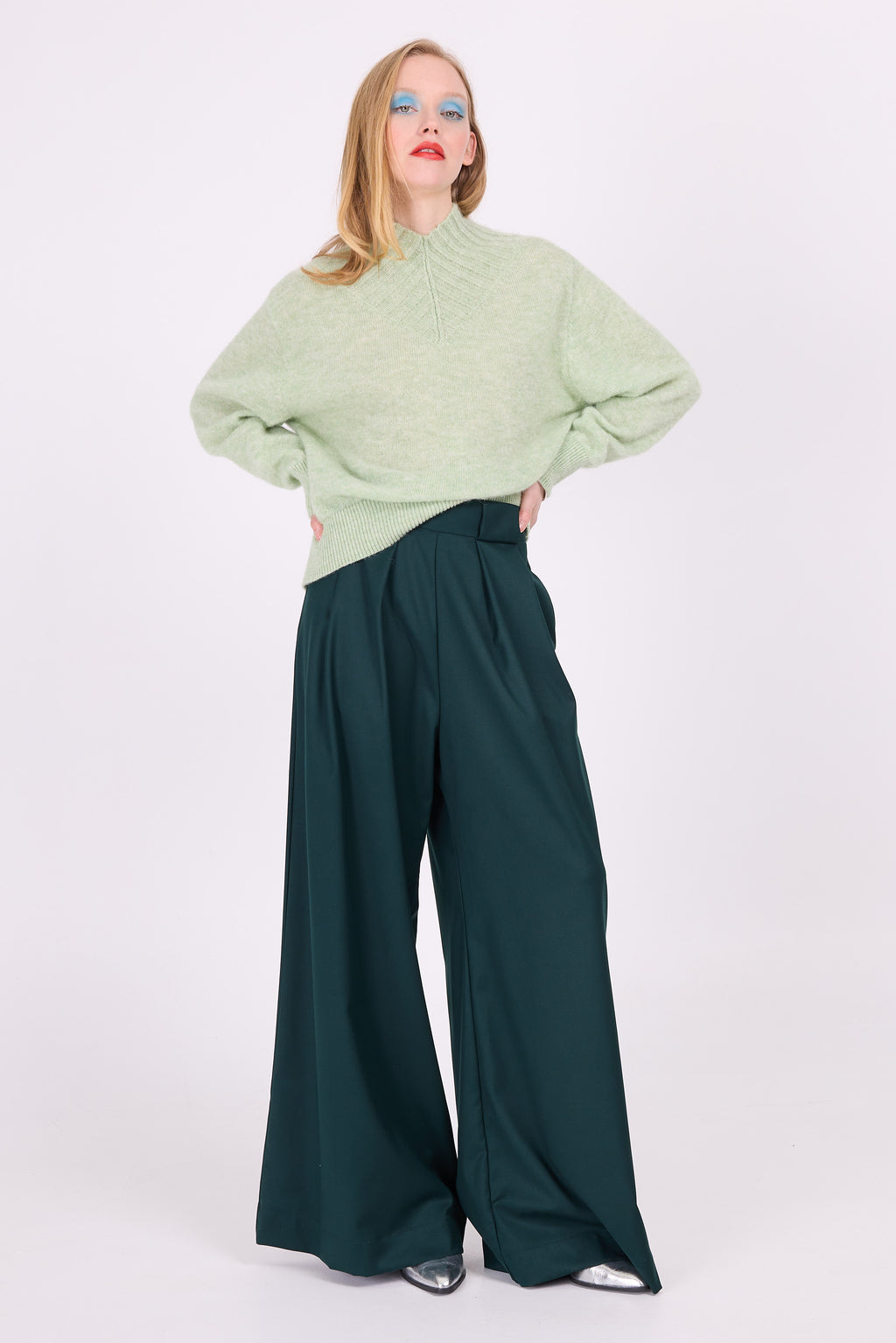 Axel Mint Alpaka Pullover