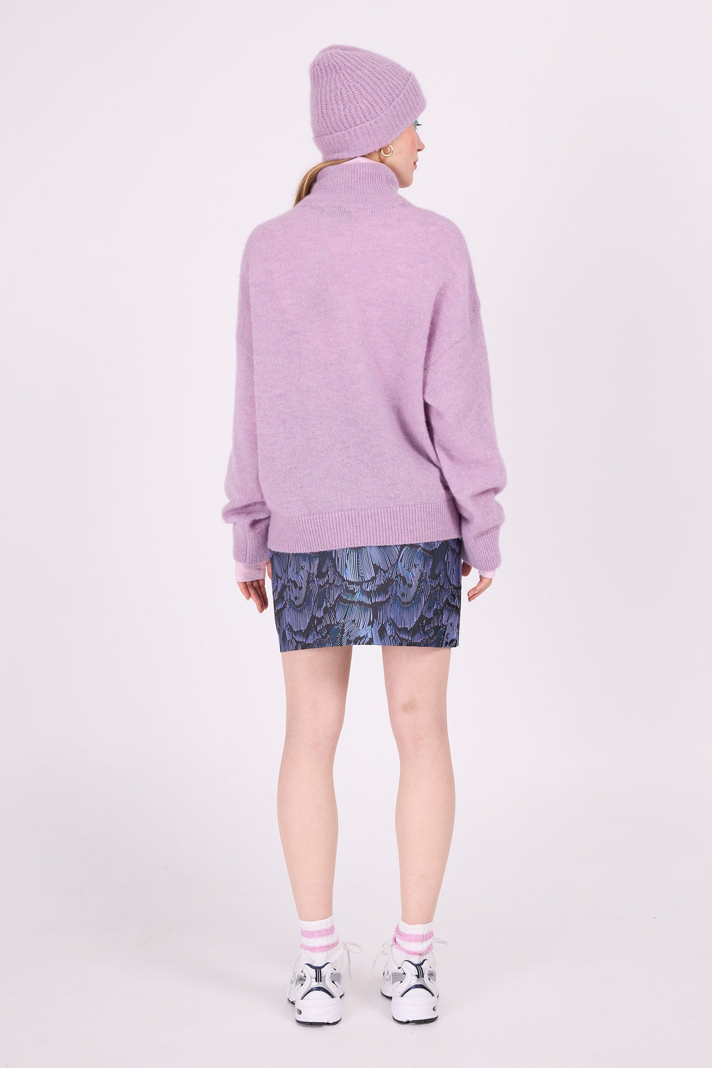 Lila Alpaka-Pullover „Astoria“