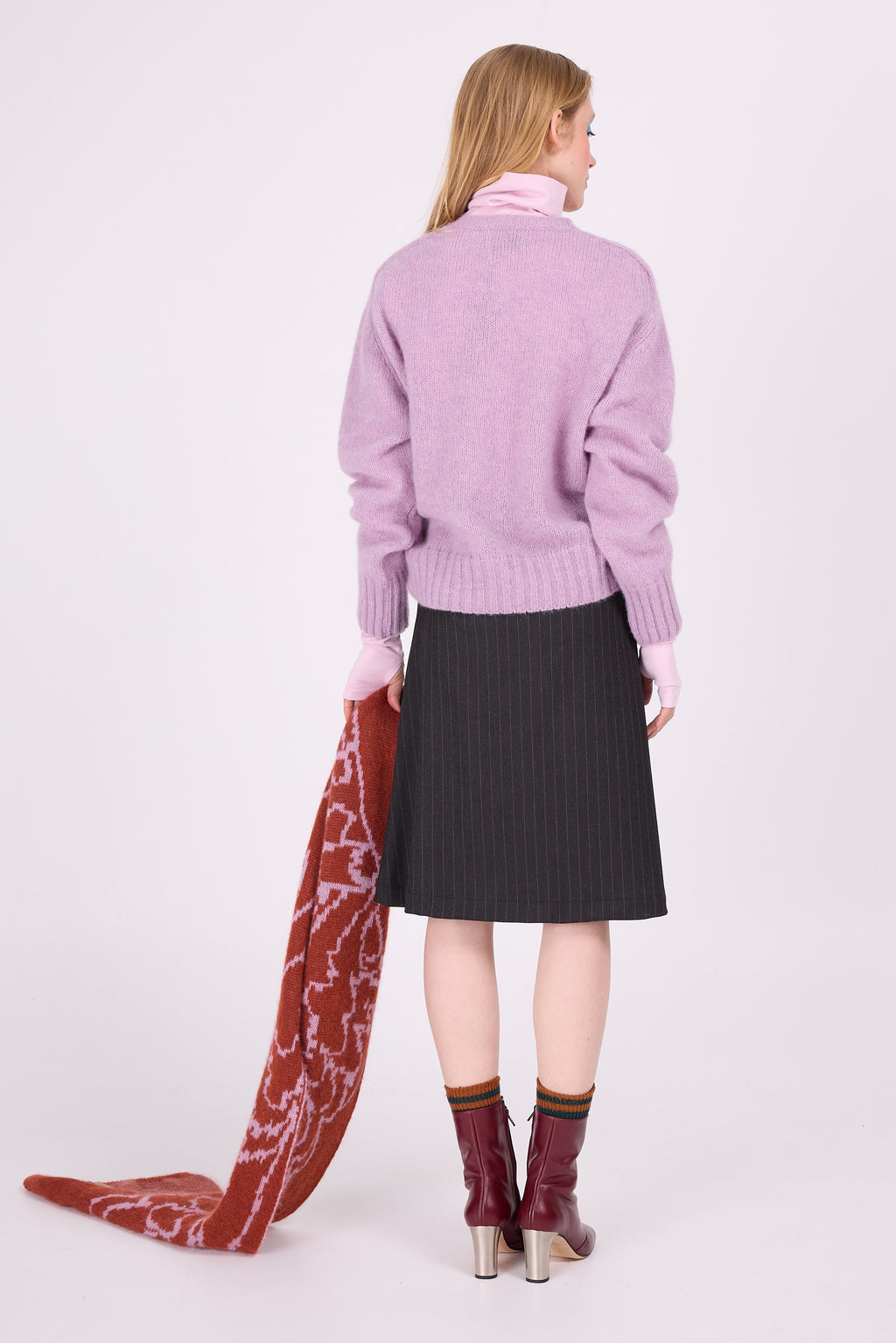 Pull en alpaga lila Asmara