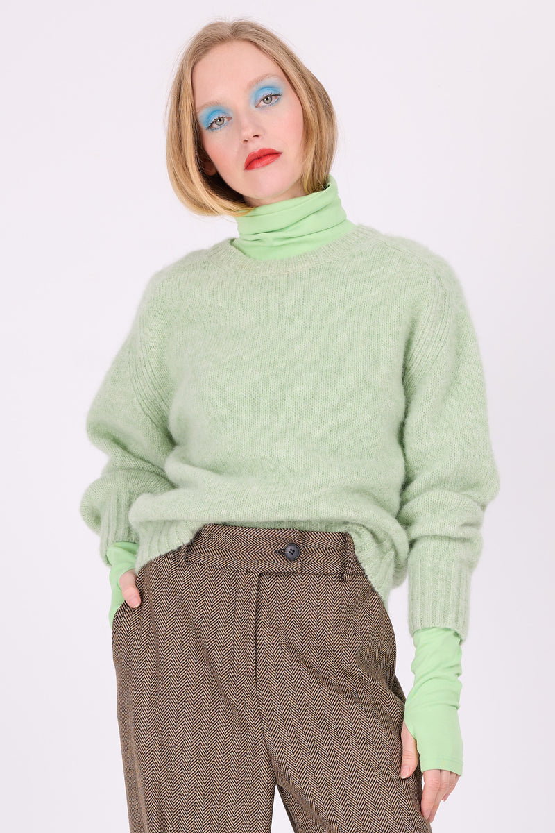 Asmara Mint Alpaka Pullover