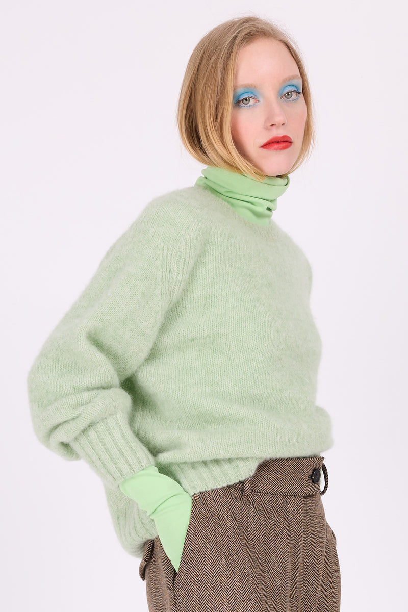 Asmara Mint Alpaka Pullover