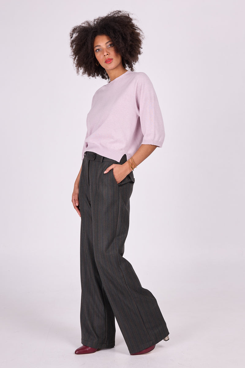 Weicher lila Pullover Moretta