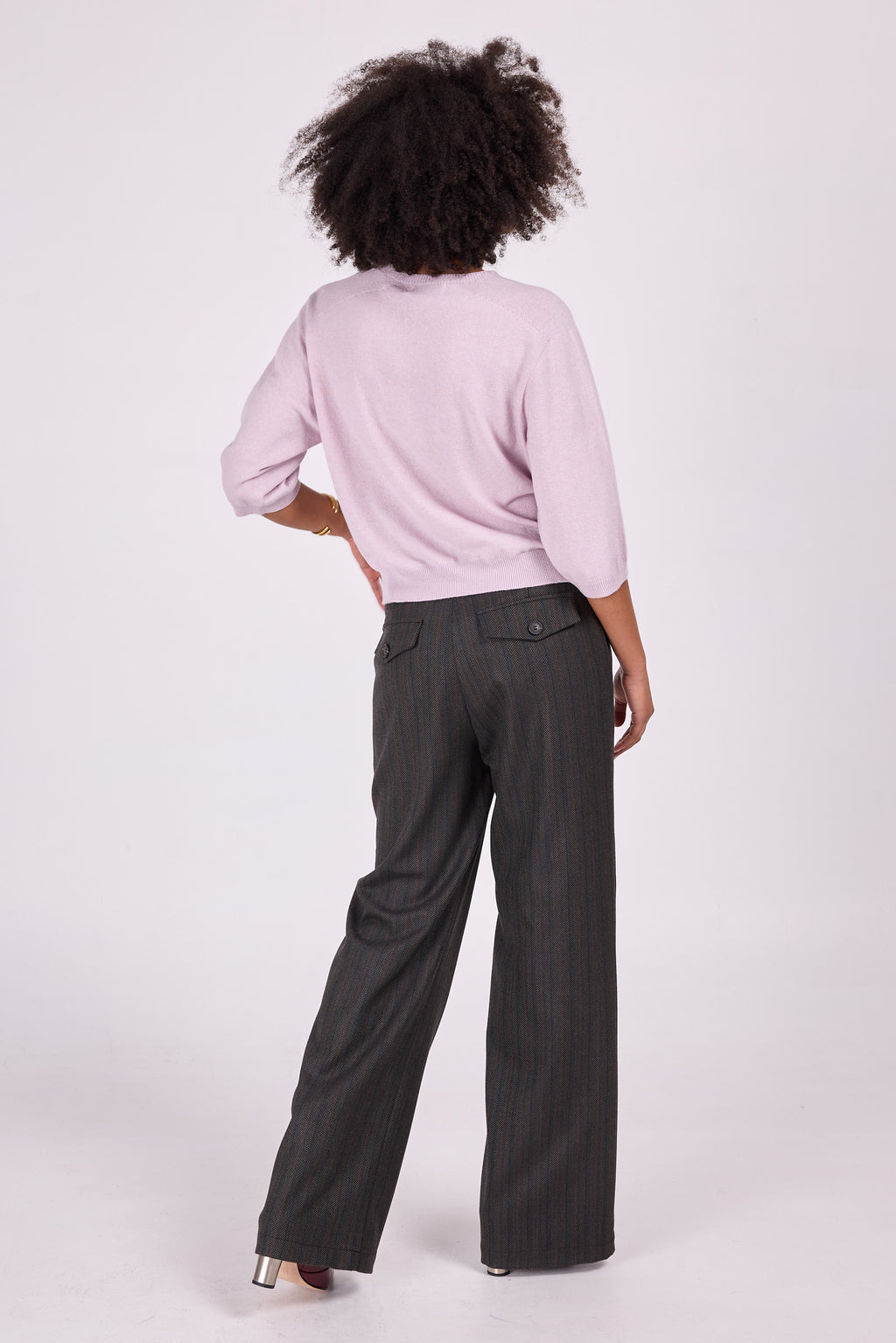 Weicher lila Pullover Moretta