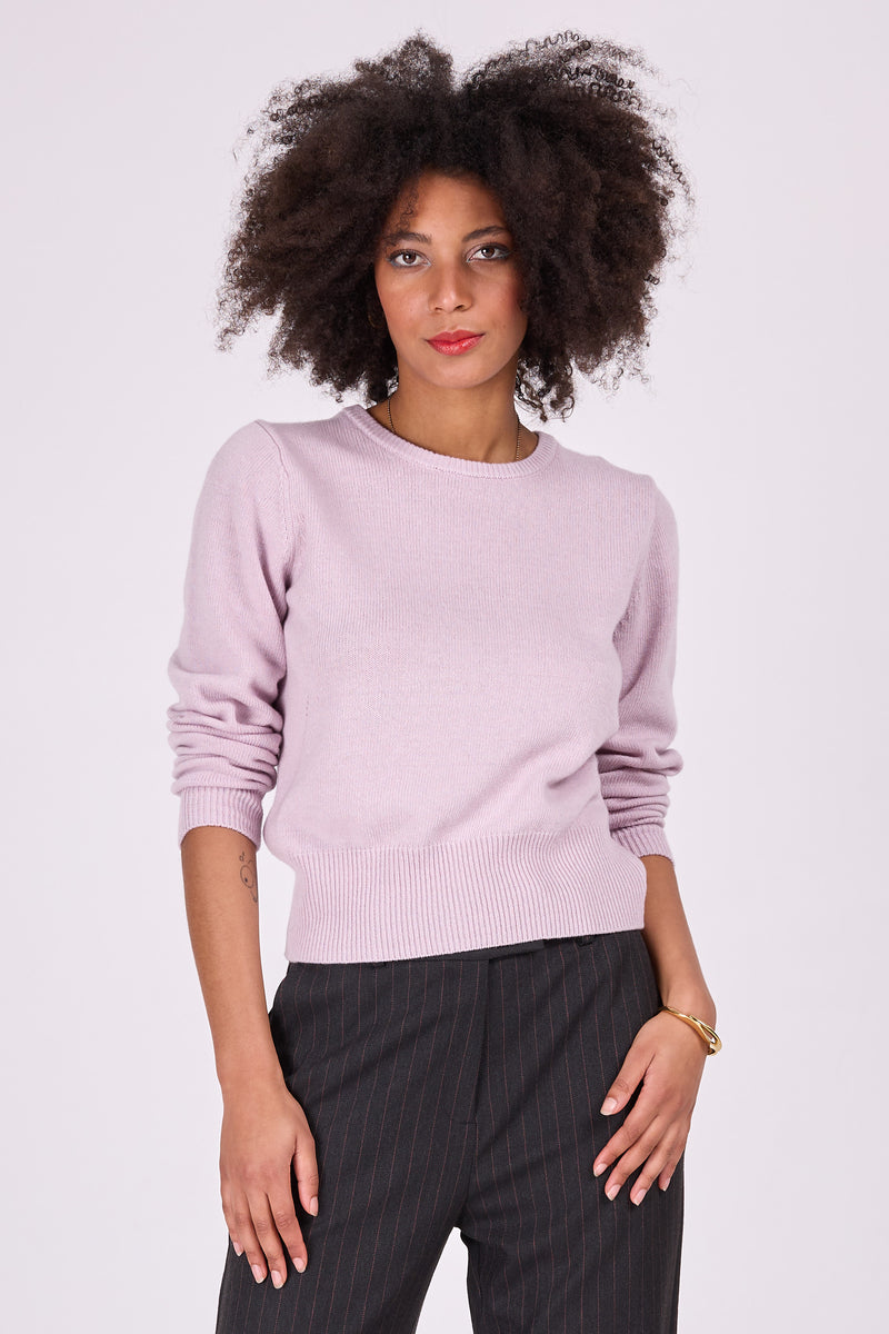 Malabo weicher lila Pullover