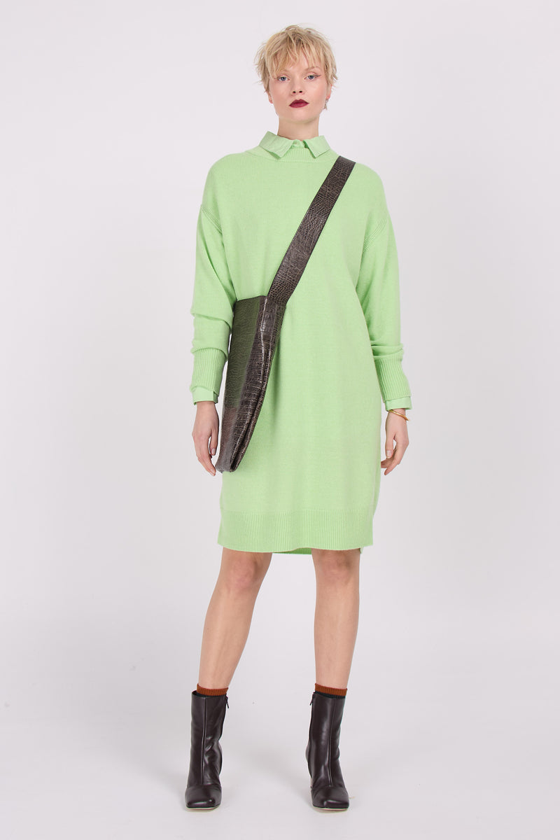 Monaco Strickkleid in Pistazie