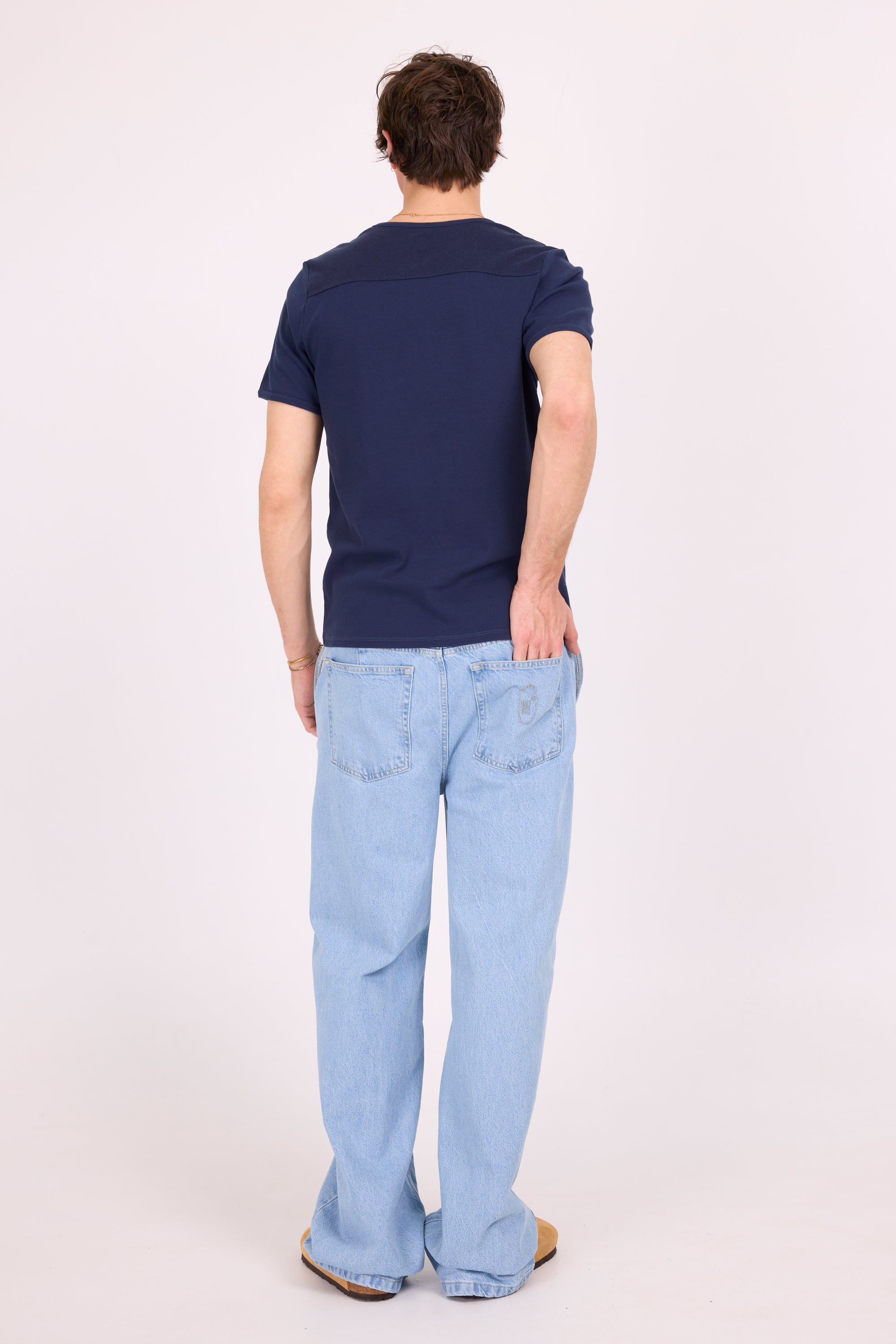 Drue Marineblaues T-Shirt