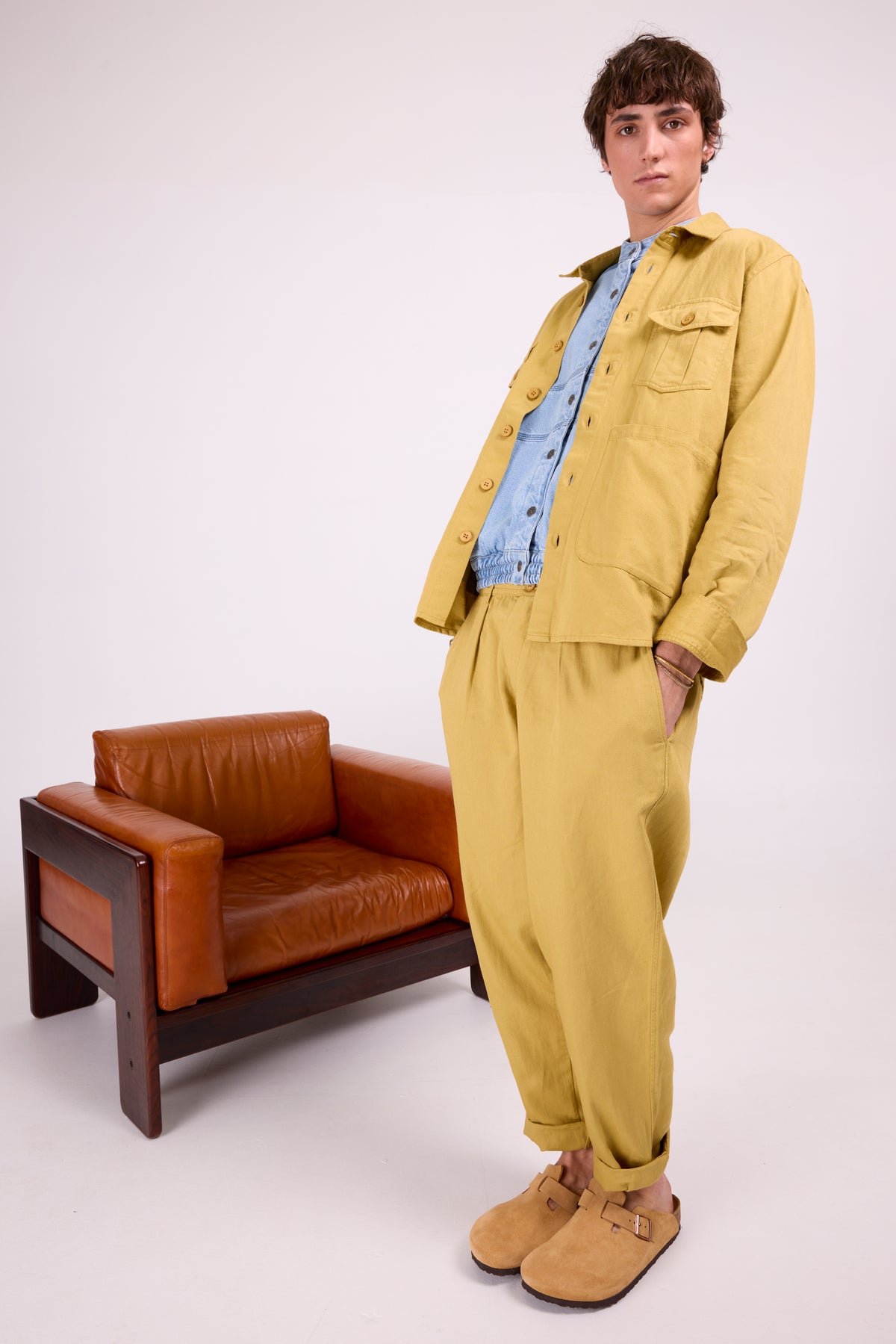 Duke olivfarbene Weste
